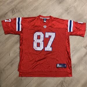 NFL Reebok New England Patriots Rob Gronkowski #87 Gronk Men's XL Jersey Red